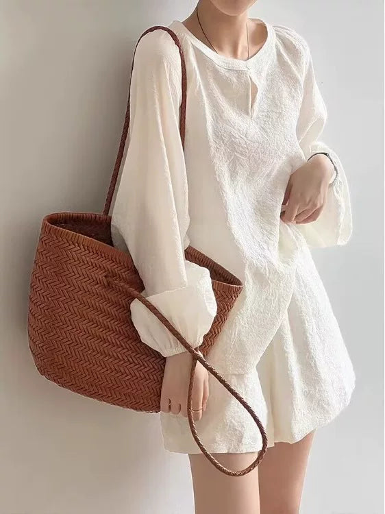 Set 2 Món Áo Sơ Mi Chống Nắng Modal + Quần Short – Casual Thoáng Mát, Hè 2026