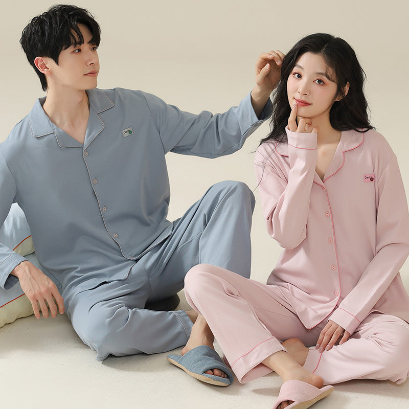 Bộ đồ ngủ thun gân cao cấp thanh lịch sang trọng thu đông mới nhất D543240