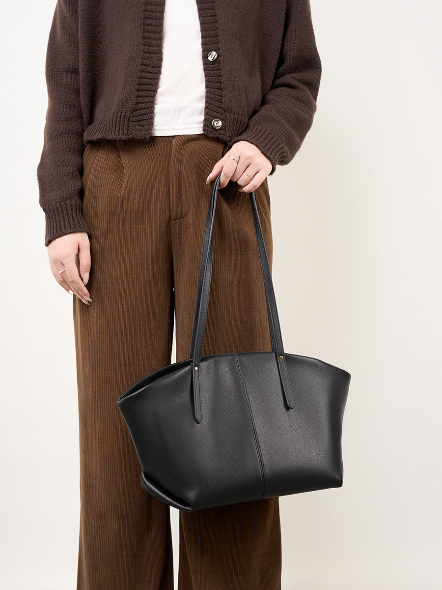 Large Genuine Leather Women's Handbag 2026 – High-End Fashionable Tote Design, Spacious Capacity TX153250