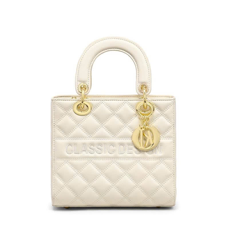 Lady Dior Handbag New Model 2026 Compact Genuine Leather Crossbody Bag, European-American Retro Style TX242250