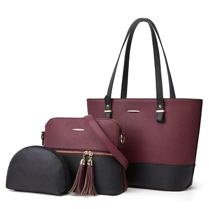 New Style 2026 Women's Handbag Set of 3 – Shoulder Bag, Crossbody Bag, Elegant Handbag – Premium PU TX262250