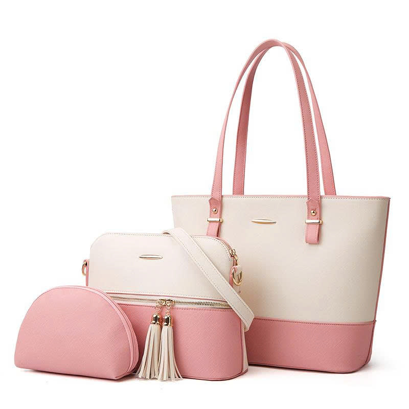 New Style 2026 Women's Handbag Set of 3 – Shoulder Bag, Crossbody Bag, Elegant Handbag – Premium PU TX262250