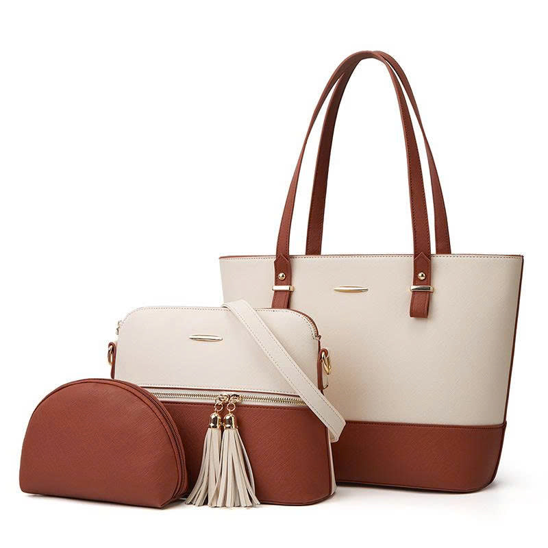 New Style 2026 Women's Handbag Set of 3 – Shoulder Bag, Crossbody Bag, Elegant Handbag – Premium PU TX262250