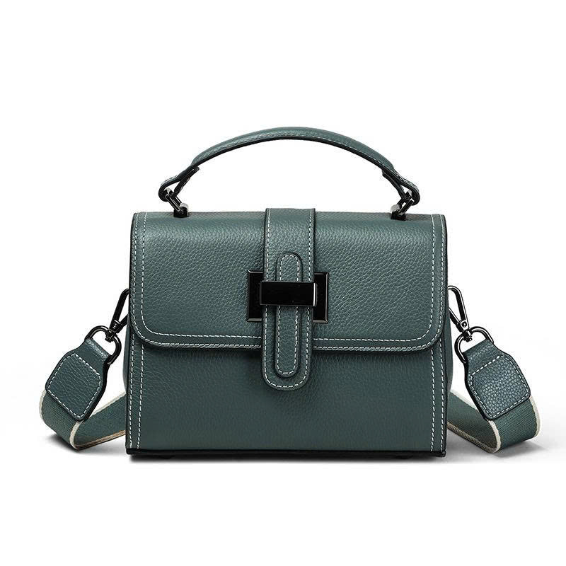 Women's Genuine Leather Handbag – Fashionable Small Square Bag TX289250