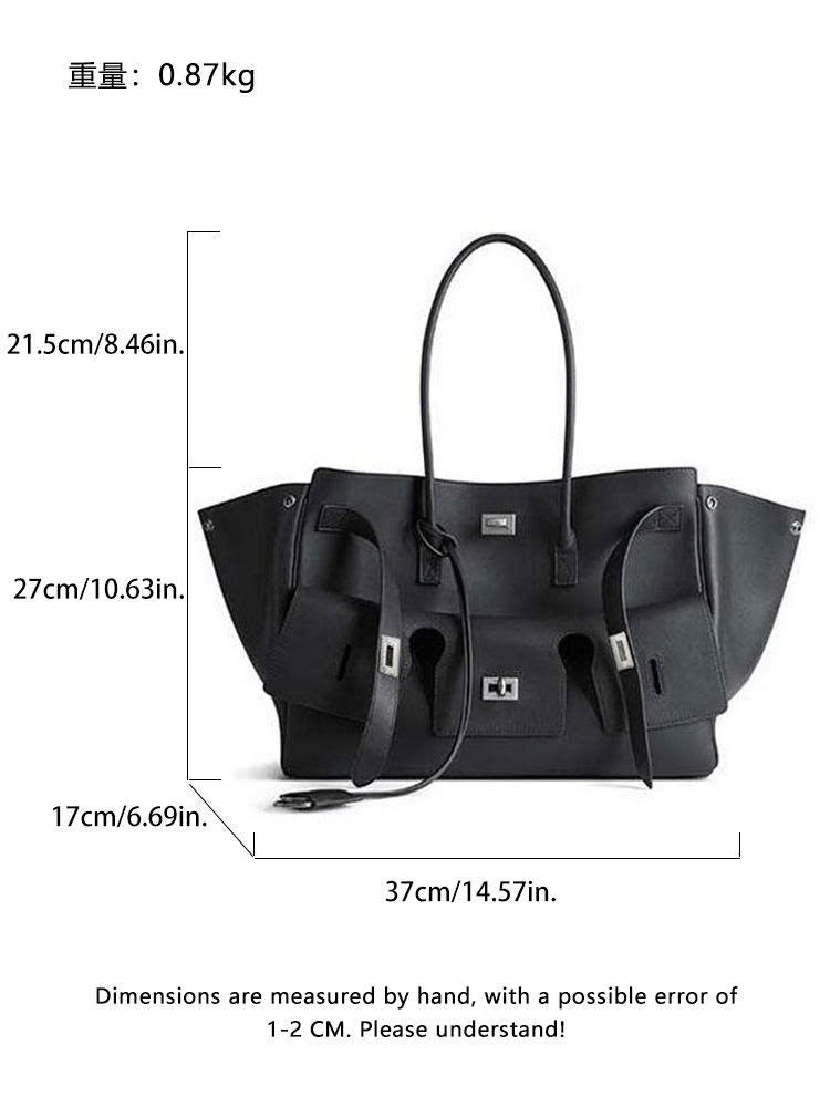 New Women's Tote Bag B Rodeo – Simple Fashion Shoulder Bag with Large Capacity for Office Ladies TX006260