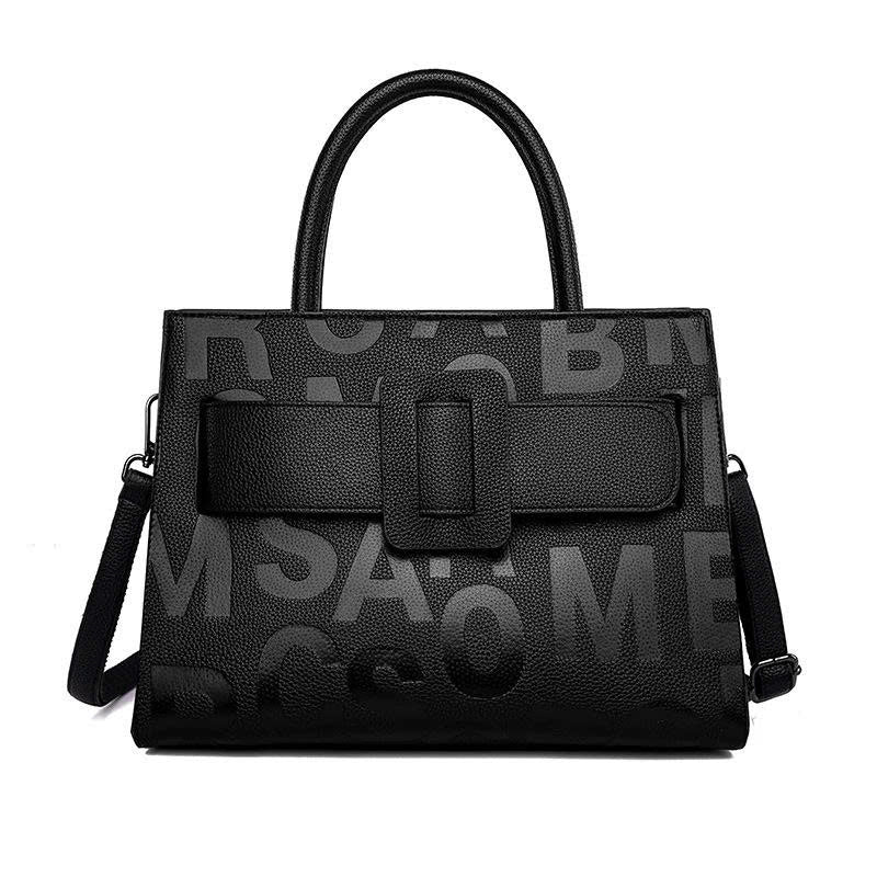 Fashionable Large Tote Bag for Women – Elegant Embossed Office Shoulder Bag TX014260