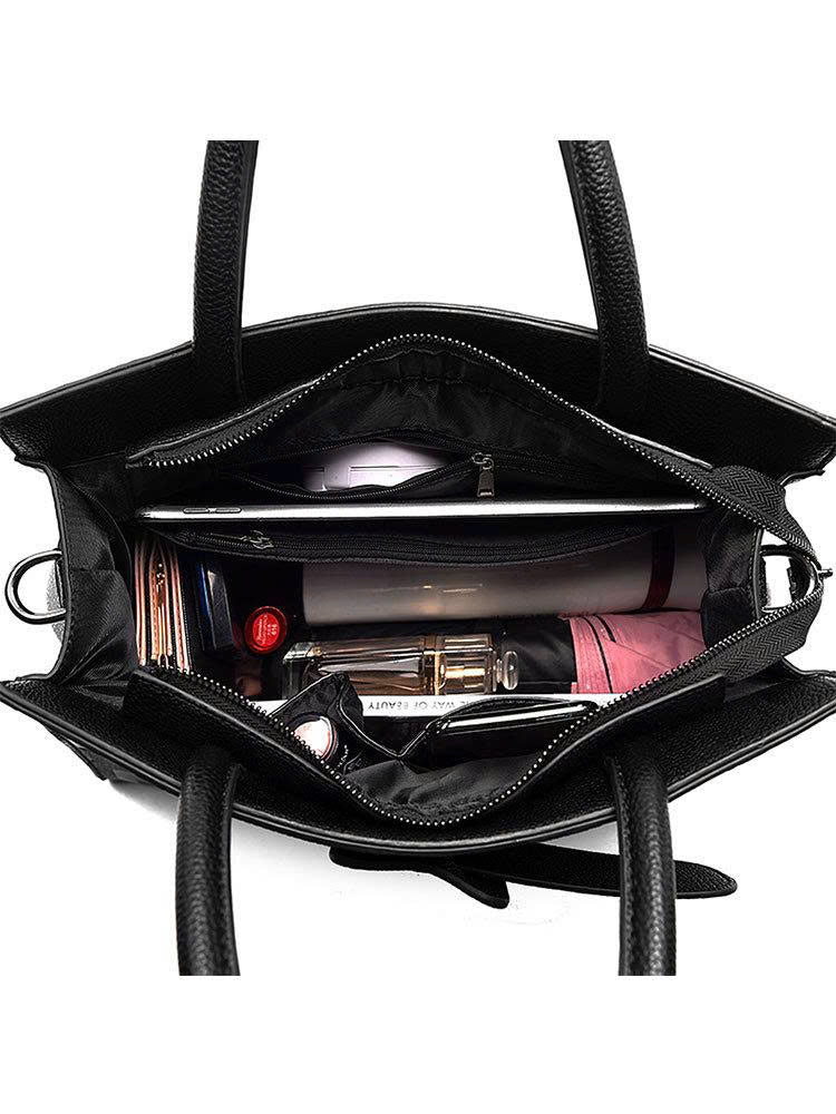 Fashionable Large Tote Bag for Women – Elegant Embossed Office Shoulder Bag TX014260