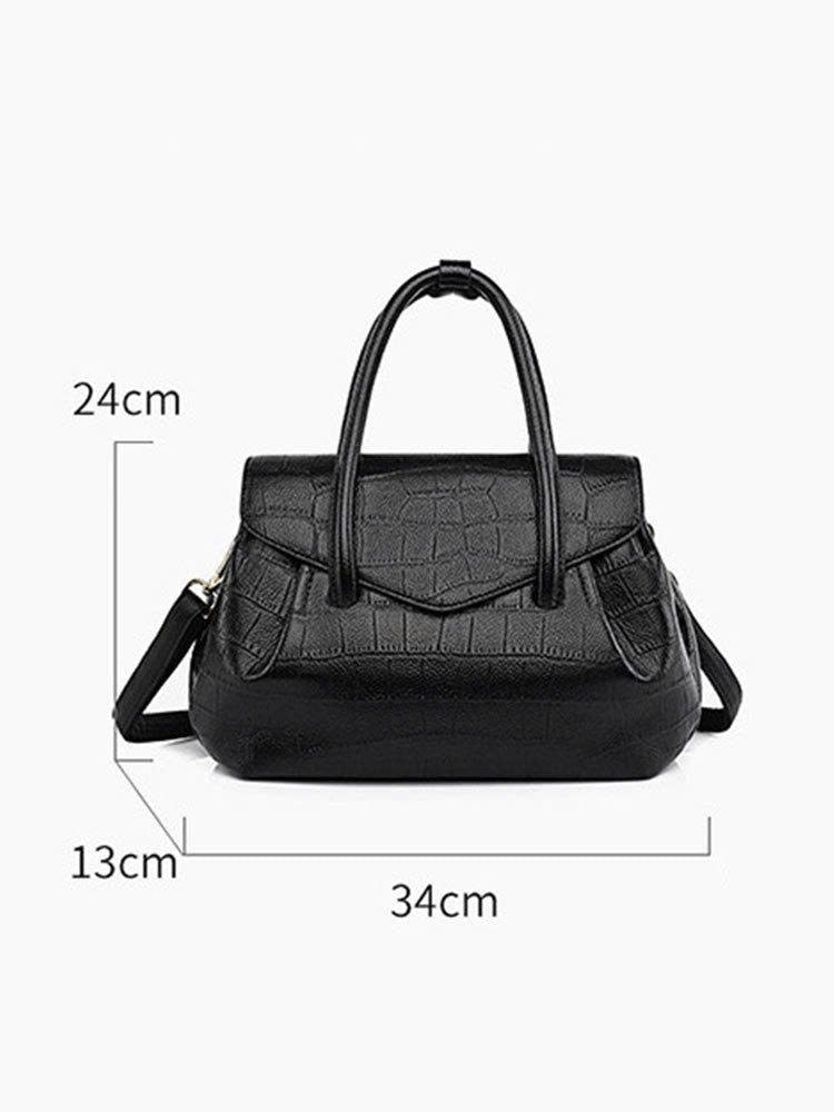 Women's Large Crocodile Print Luxury Tote Bag TX047260