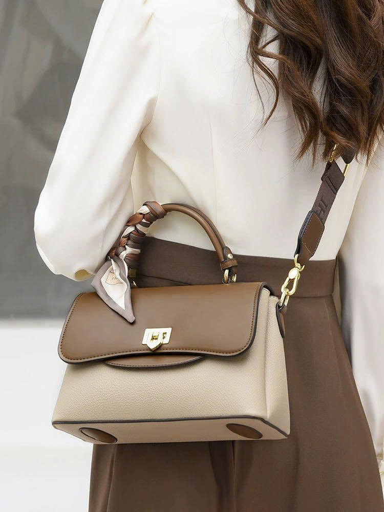 Women's Soft Leather Shoulder Bag – New Fashion Small Square Bag, Crossbody Bag TX046260