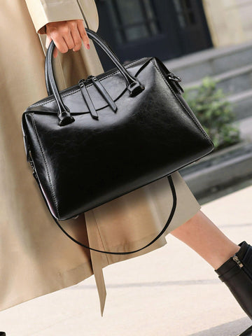 Premium Soft PU Leather Women's Handbag – Large Capacity Tote Crossbody Bag TX023260